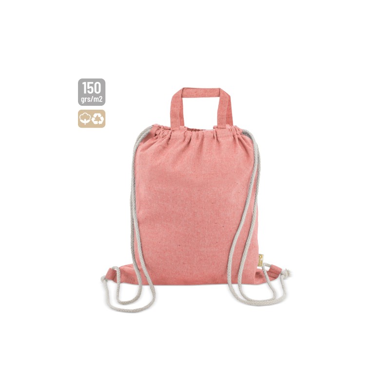 BOLSA MOCHILA DE ALGODON RECICLADO "AGRA"