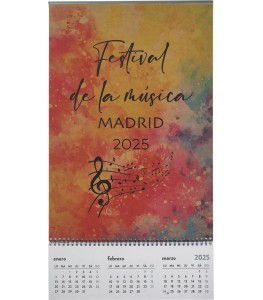 CALENDARIO KRAFT TRIMESTRAL 31,5X57 CM