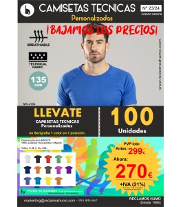 OFERTA 23/24: CAMISETAS TÉCNICAS