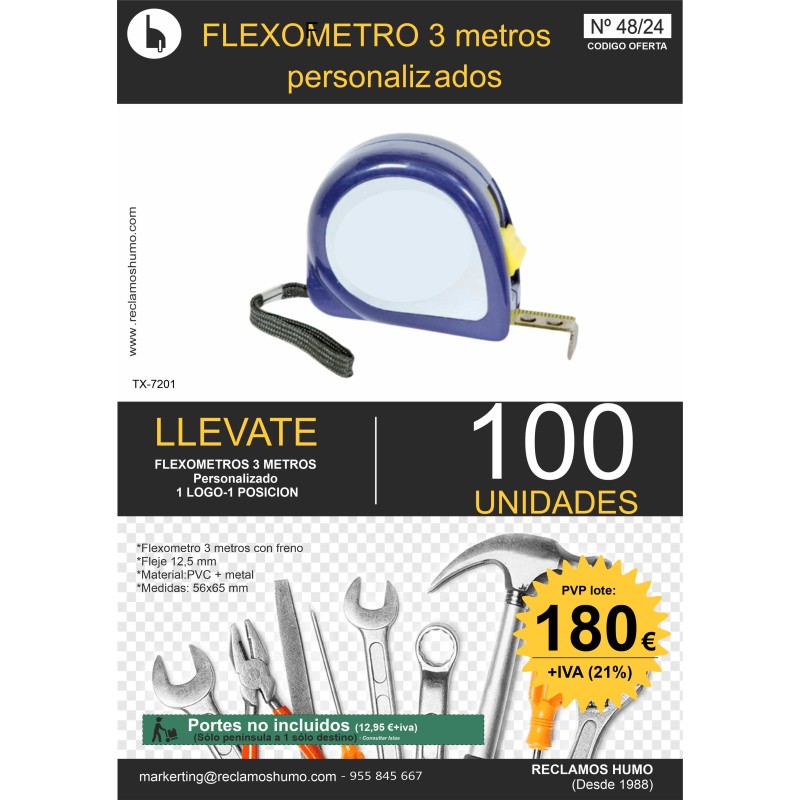 OFERTA 48-24 FLEXOMETRO 3 METROS