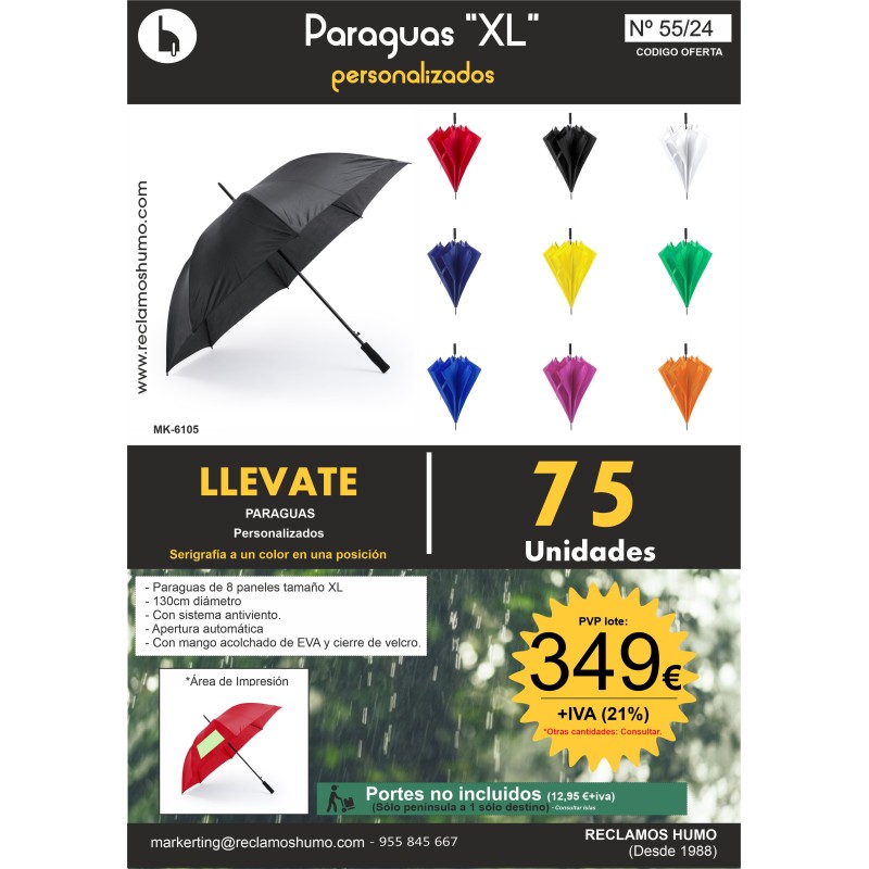 OFERTA 55/24: PARAGUAS XL