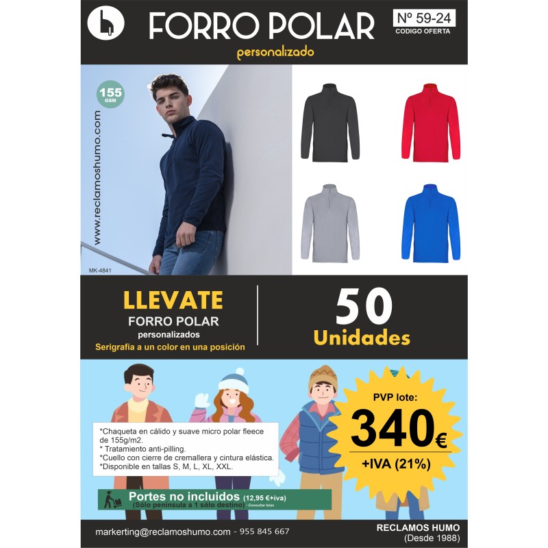 OFERTA 59/24: FORRO POLAR