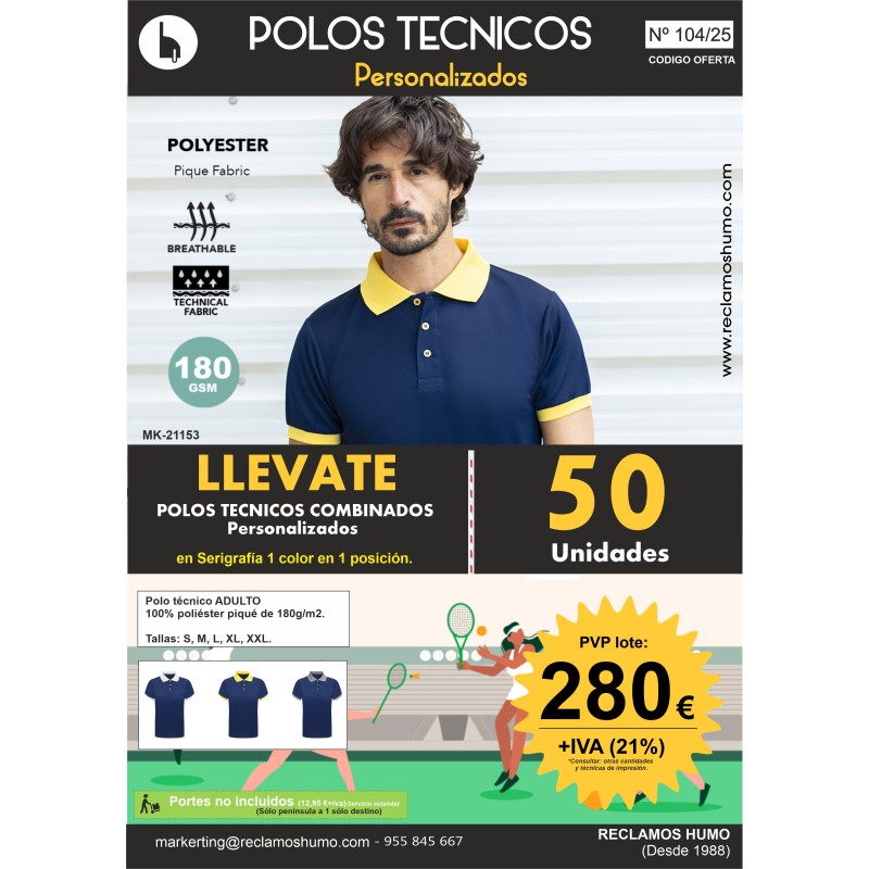 OFERTA 104/25: Polo técnico combinado