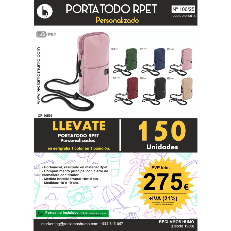 OFERTA 106/25: PORTATODO RPET