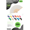 OFERTA 130/25: ABANICO VARILLAS MADERA