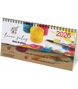 OFERTA 143/25: CALENDARIOS SOBREMESA KRAFT TODO COLOR