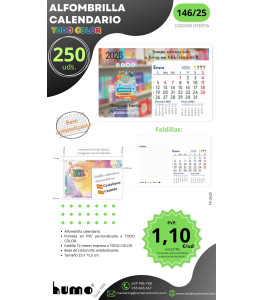 OFERTA 146/25: ALFOMBRILLA CALENDARIO