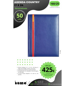 OFERTA 160/25: AGENDA COUNTRY 17X24CM