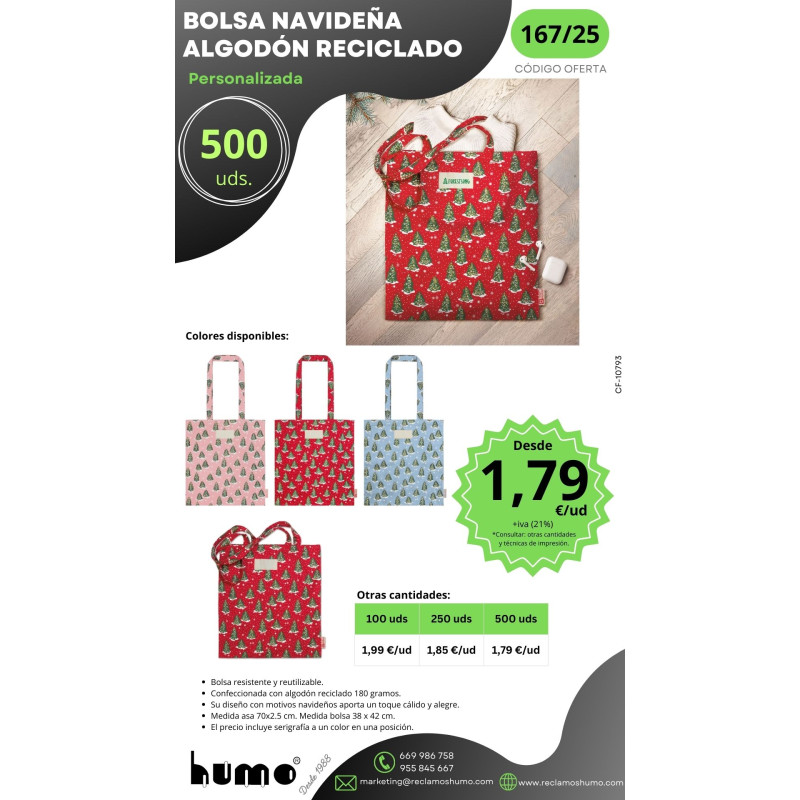 OFERTA 167/25: BOLSA NAVIDEÑA