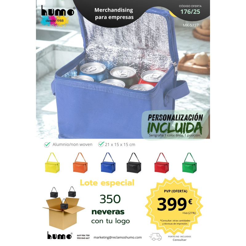 OFERTA 176/25: NEVERA NON WOVEN 3,2L
