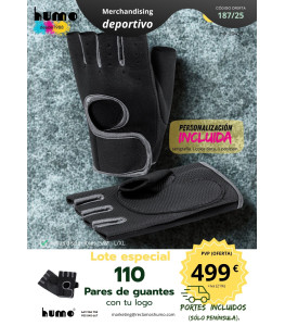OFERTA 187/25: GUANTES DEPORTIVOS