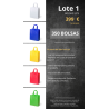 LOTE 1: BOLSA NON WOVEN LAMINADO