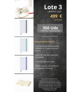 LOTE 3: BLOC DE NOTAS COMBINADO