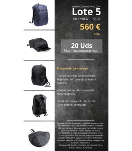 LOTE 5: MOCHILA EJECUTIVA