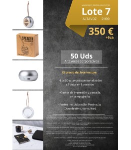 LOTE 7: ALTAVOZ BAMBU