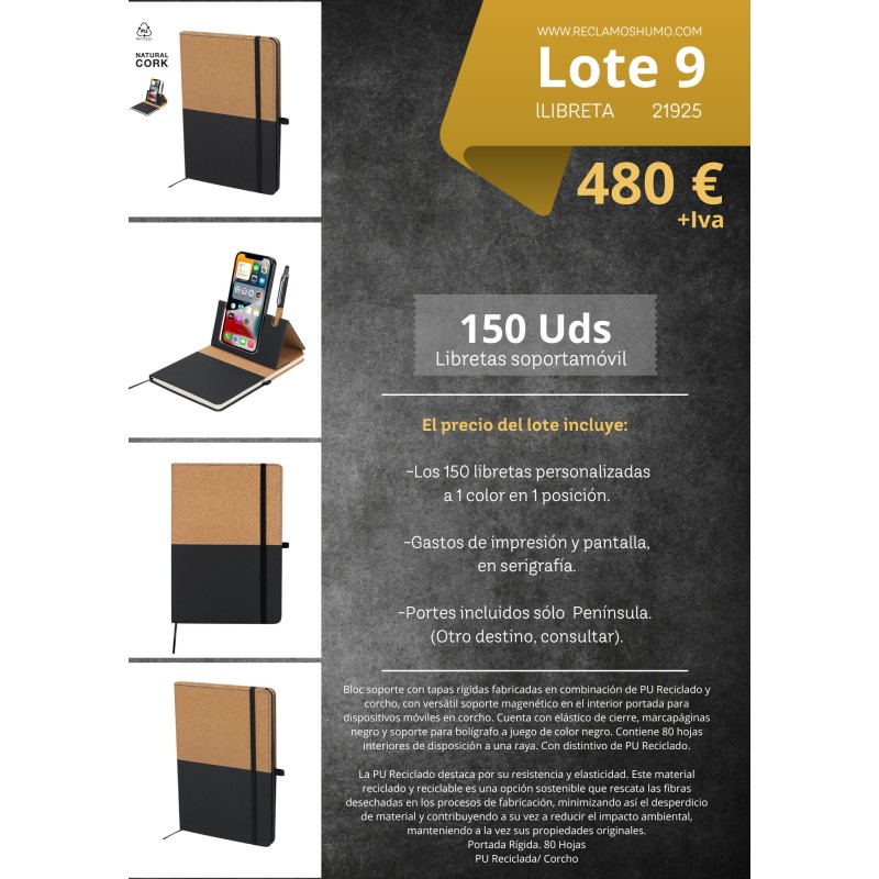 LOTE 9: LIBRETAS SOPORTE MOVIL