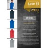 LOTE 15: CHALECO SOFTSHELL