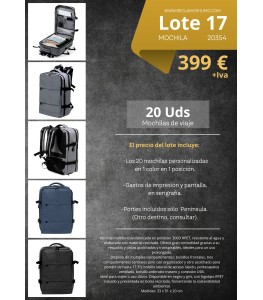 LOTE 17: MOCHILA MULTIFUNCION