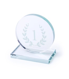 LOTE 19: TROFEO CRISTAL