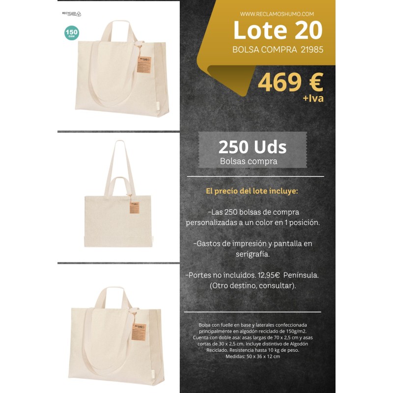 LOTE 20: BOLSA COMPRA