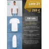 LOTE 2: CAMISETA ALGODÓN BLANCA
