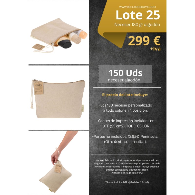 LOTE 25: NECESER ALGODON 180GR.