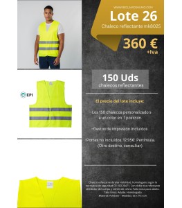 LOTE 26: CHALECO REFLECTANTE