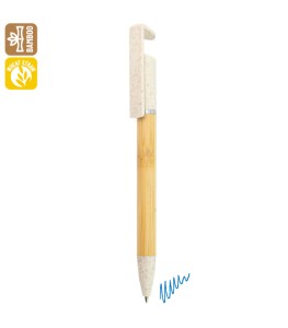 BOLIGRAFO BAMBÚ-FIBRA DE TRIGO