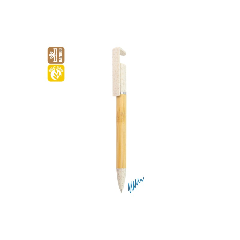 BOLIGRAFO BAMBÚ-FIBRA DE TRIGO