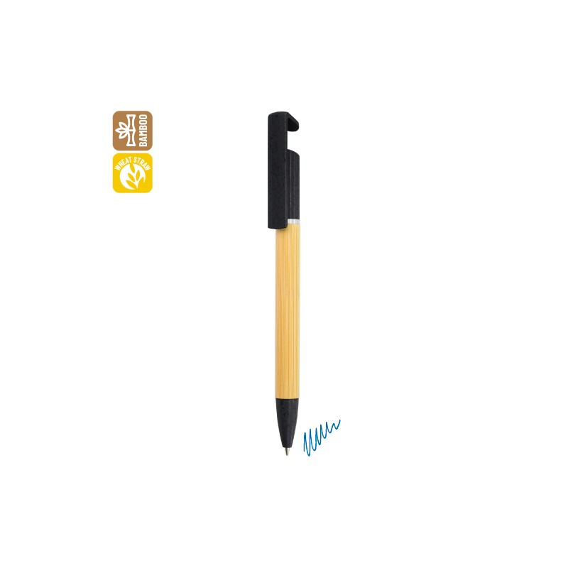 BOLIGRAFO BAMBÚ-FIBRA DE TRIGO