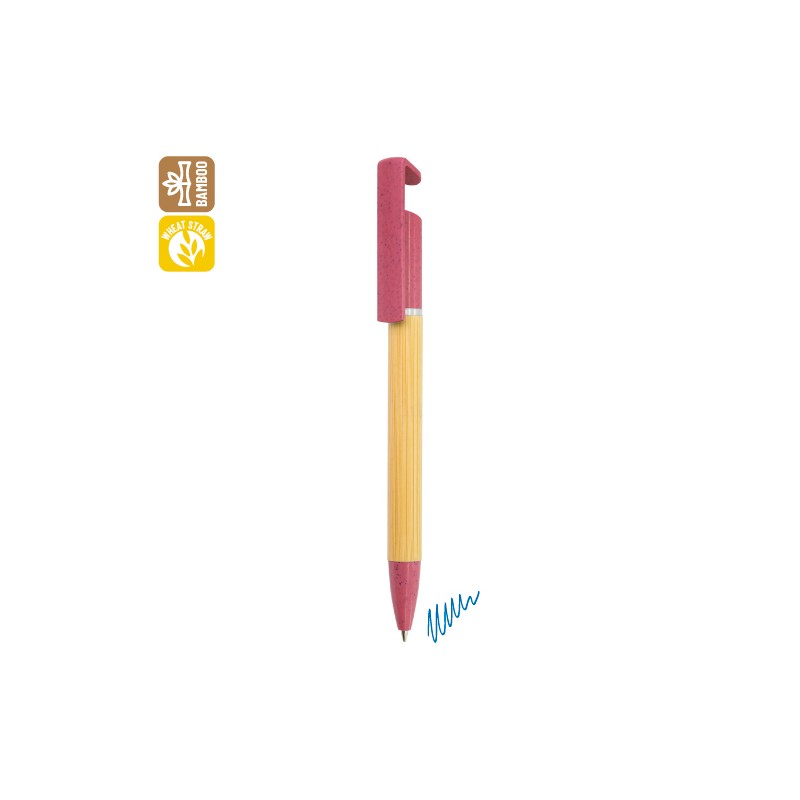 BOLIGRAFO BAMBÚ-FIBRA DE TRIGO