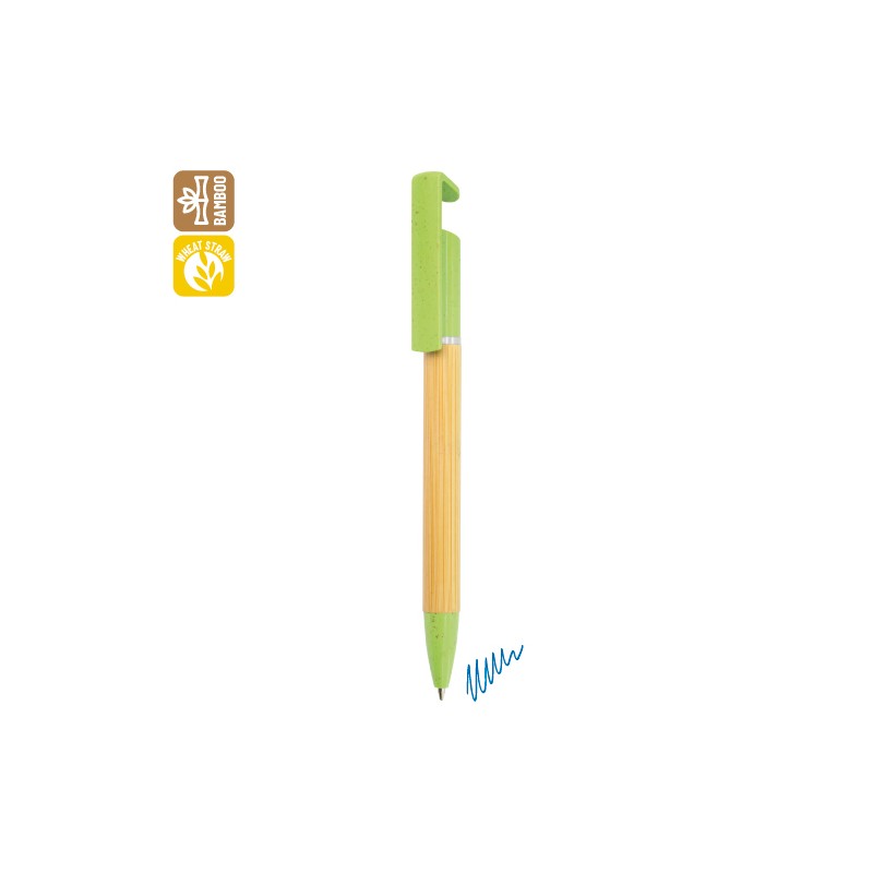 BOLIGRAFO BAMBÚ-FIBRA DE TRIGO
