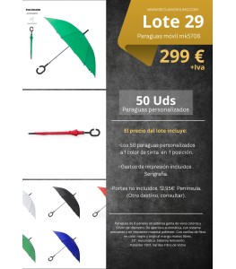 LOTE 29: PARAGUAS "MANOS LIBRES"