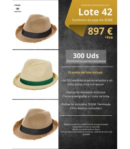 LOTE 42: SOMBRERO PAJA