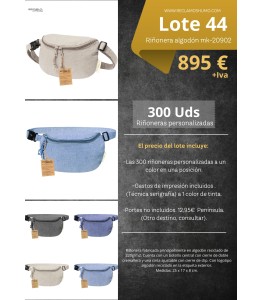 LOTE 44: RIÑONERA ALGODON