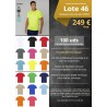 LOTE 46: CAMISETAS TECNICAS
