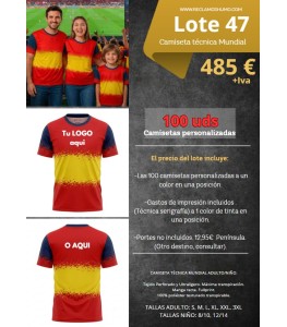 LOTE 47: CAMISETA TECNICA MUNDIAL