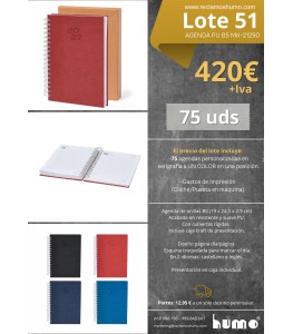 LOTE 51: AGENDA PU B5