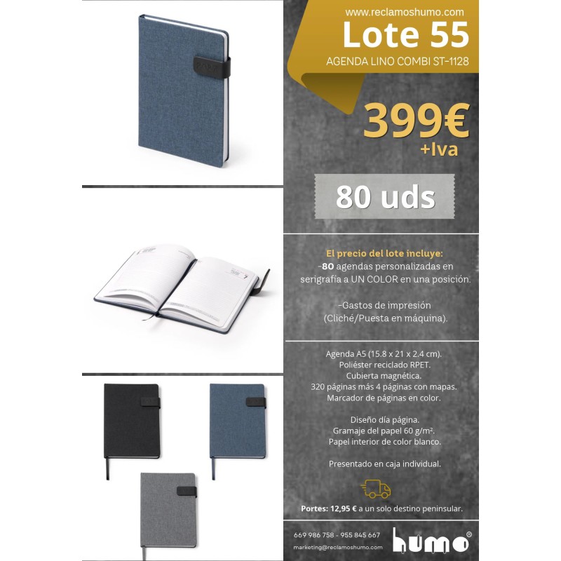 LOTE 55: AGENDA LINO A5
