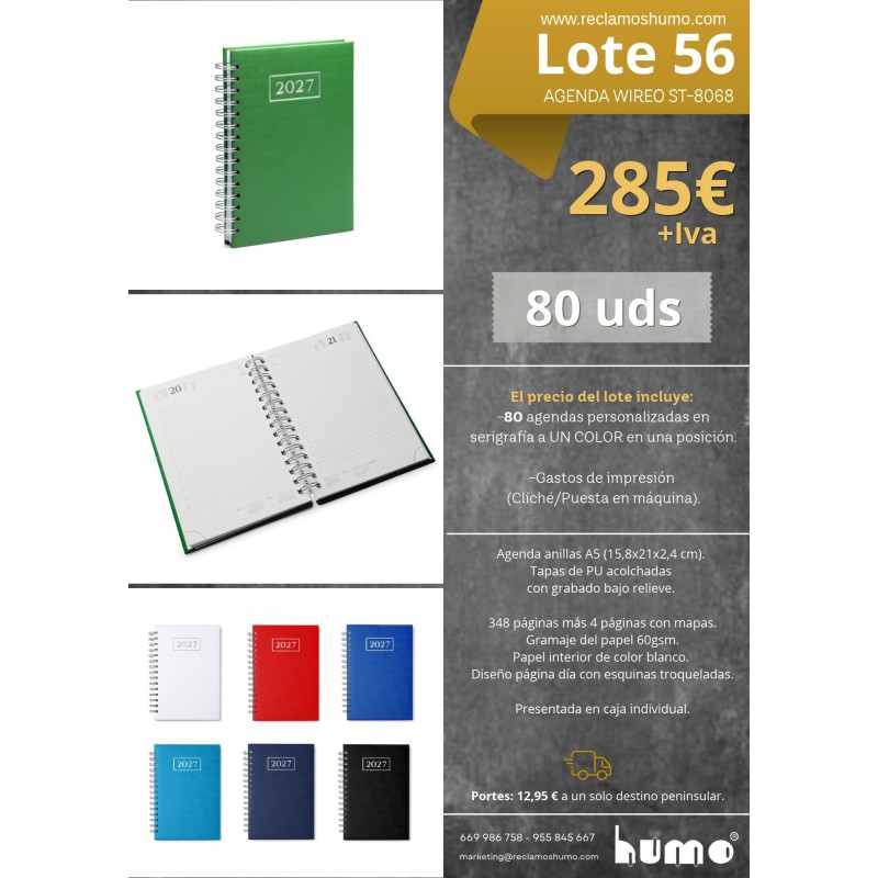 LOTE 56: AGENDA WIREO A5